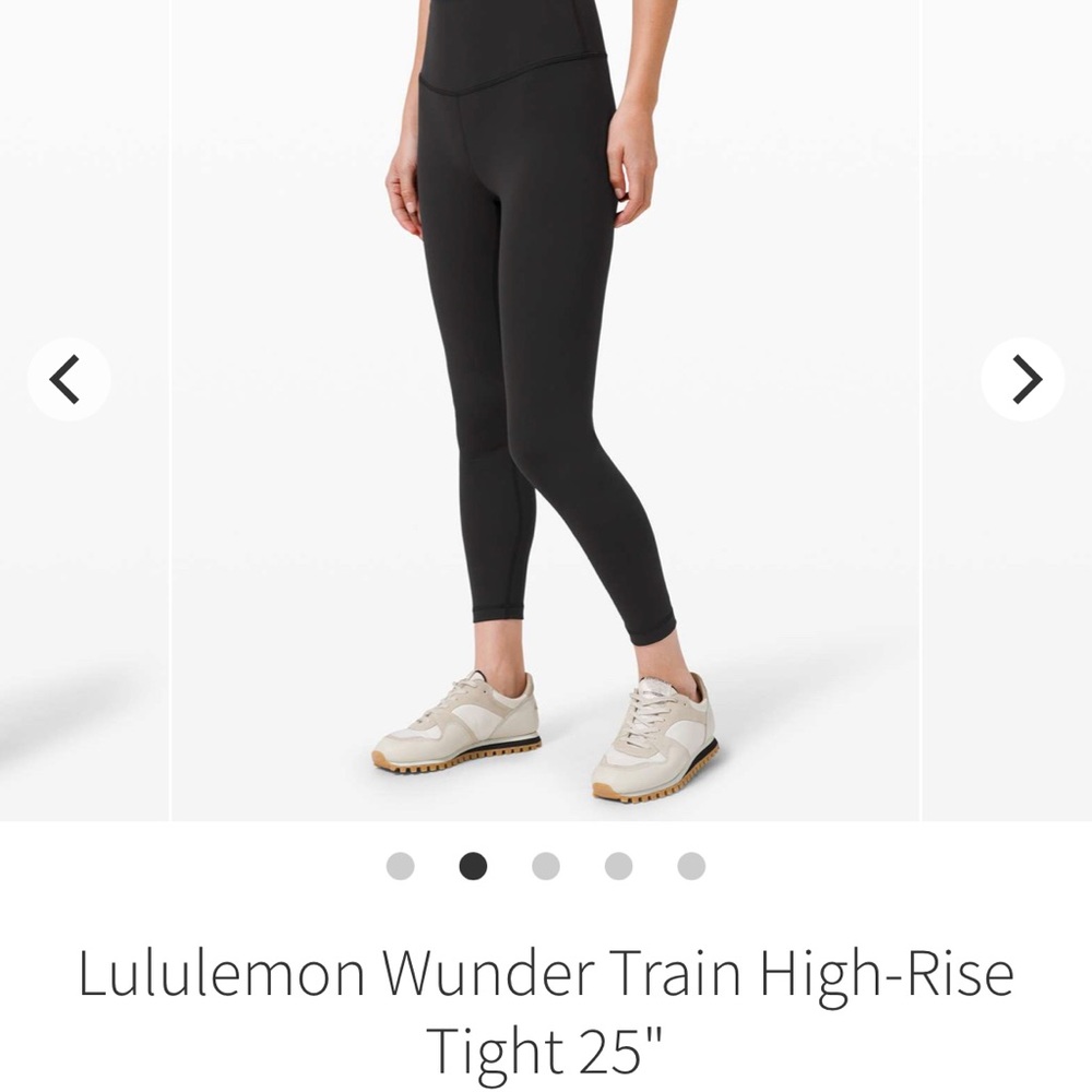 Lululemon Wonder Train Athletic Leggings size 2